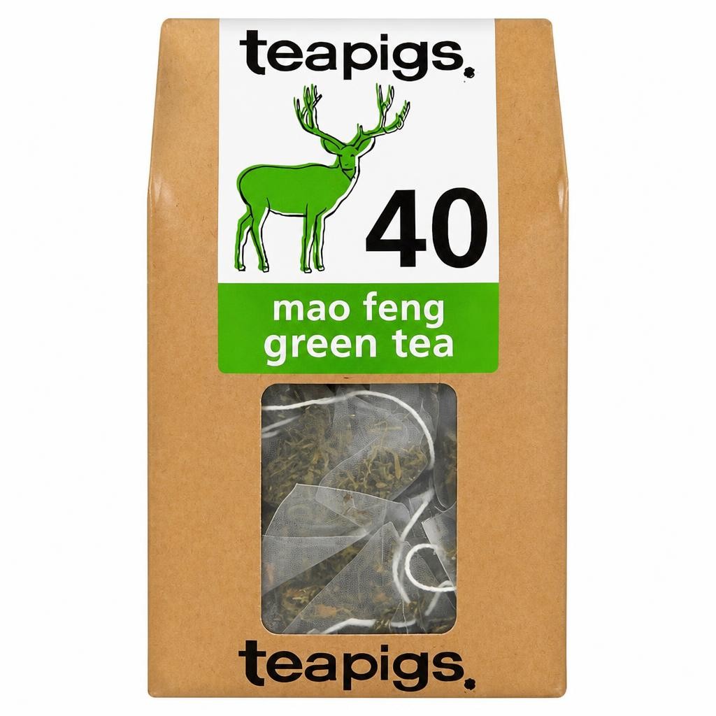 Teapigs Mao Feng Green Tea 40 Tea Temples