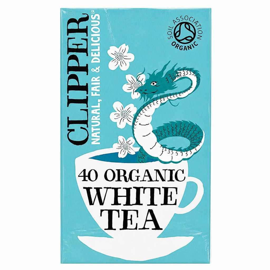 Clipper Organic Fairtrade White Tea Bags 40s