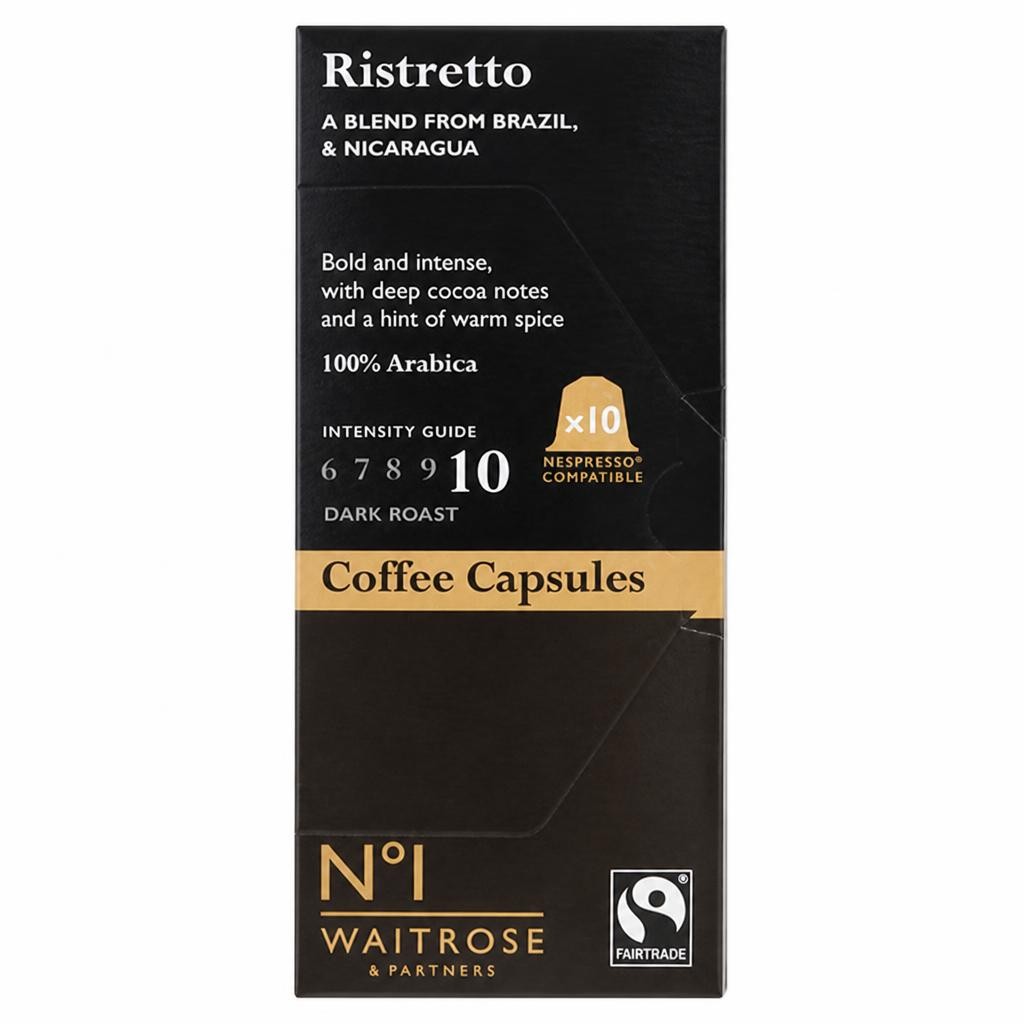 No.1 Ristretto Coffee Capsules 10s