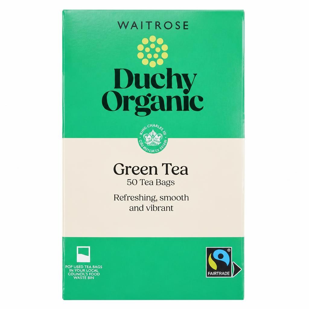 Duchy Organic Green Tea 50 Tea Bags