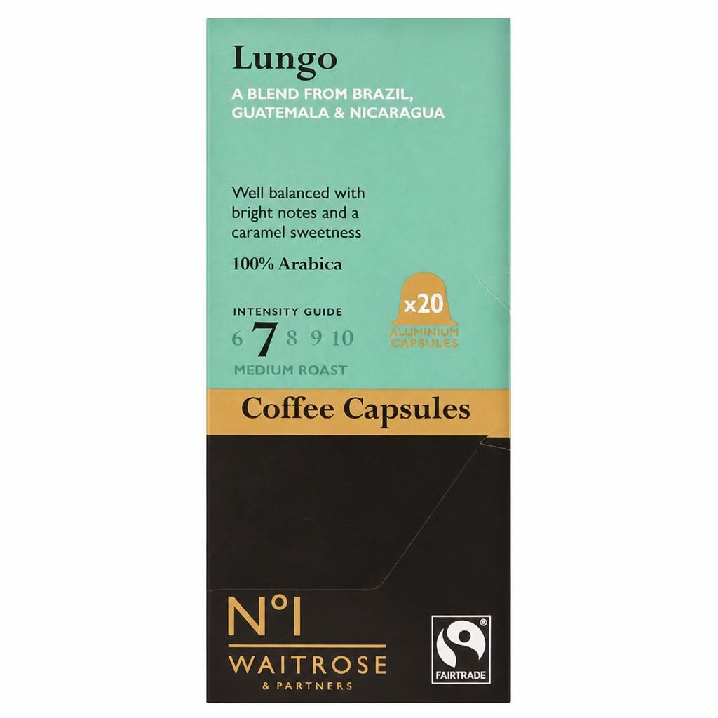 No.1 Lungo Coffee Capsules 20s