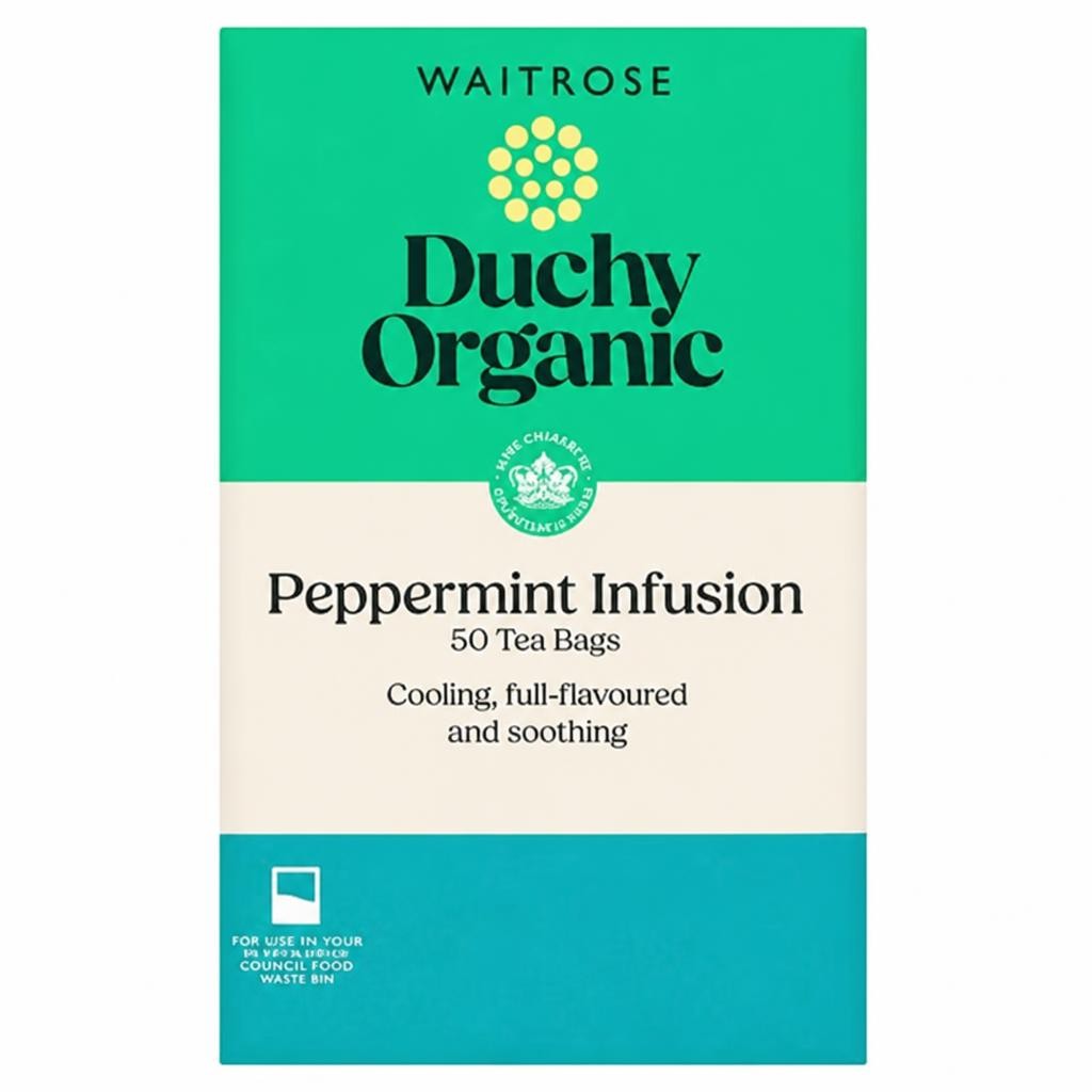 Duchy Organic Peppermint Infusion Tea 50 Tea Bags