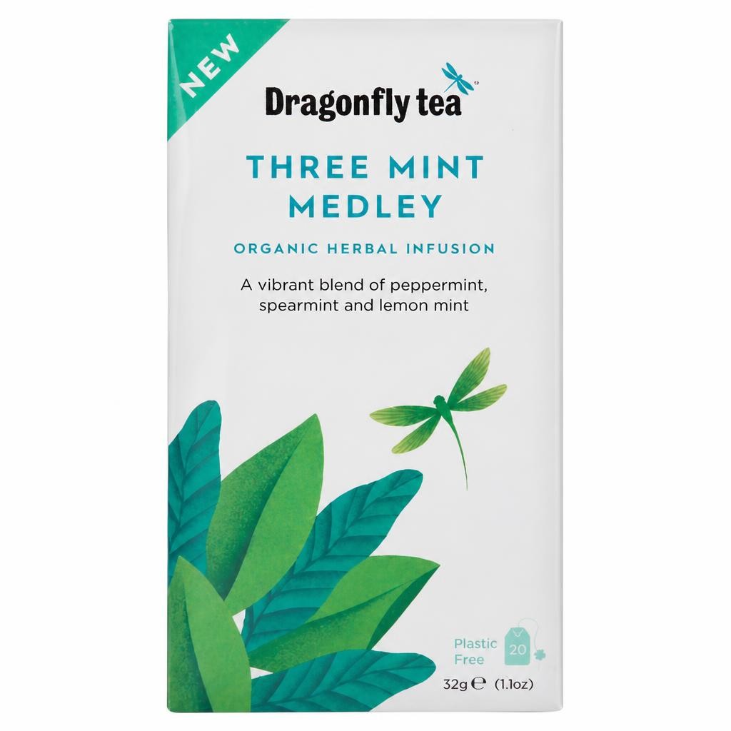 Dragonfly Tea Organic Three Mint Medley