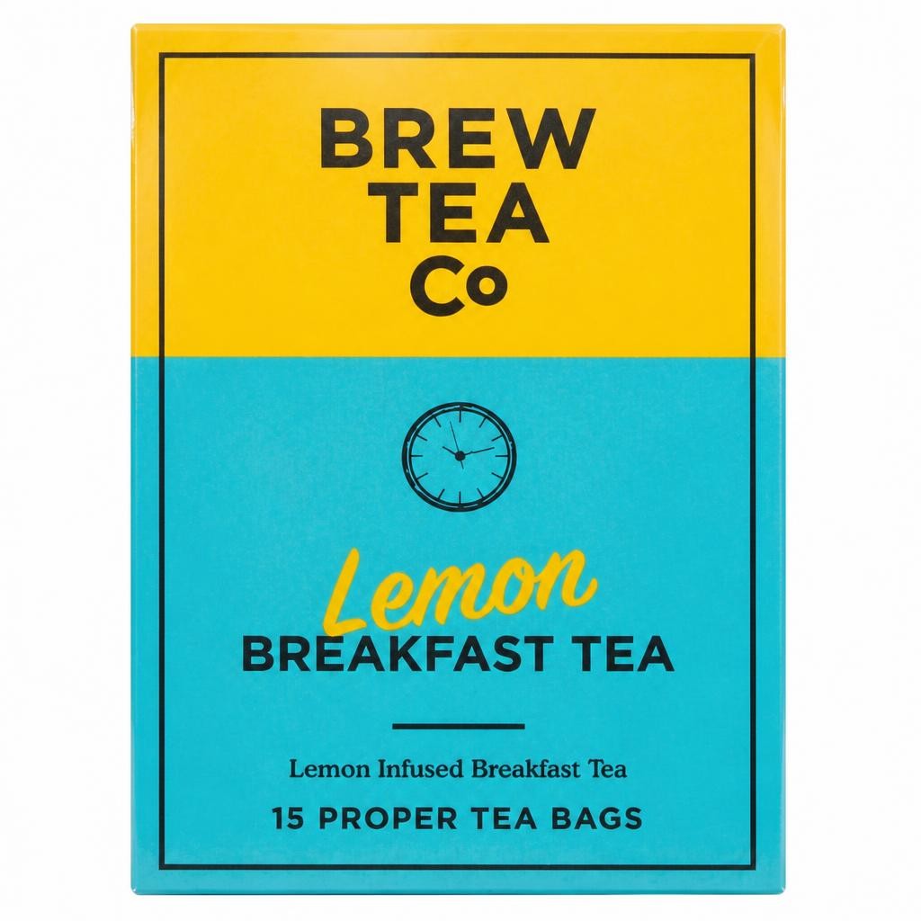 Brew Tea Co Lemon Breakfast Tea 15s