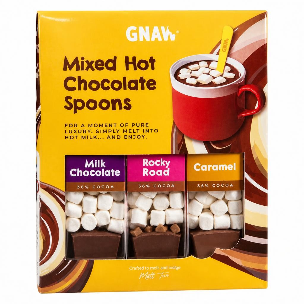 GNAW Mixed Hot Chocolate Spoons