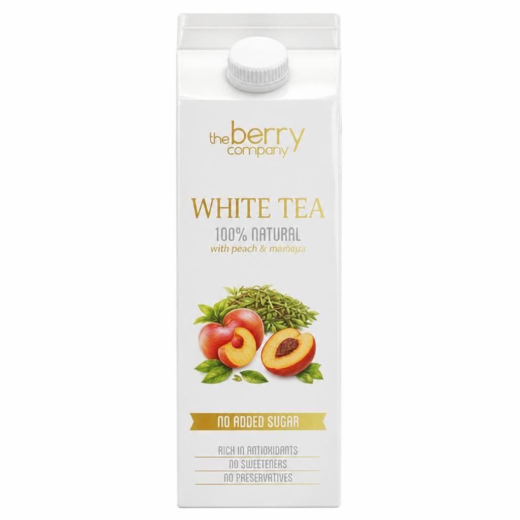 The Berry Company White Tea Peach Juice Blend
