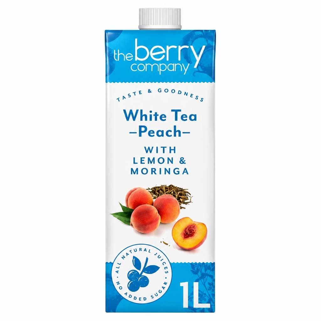The Berry Company White Tea Peach Juice Blend