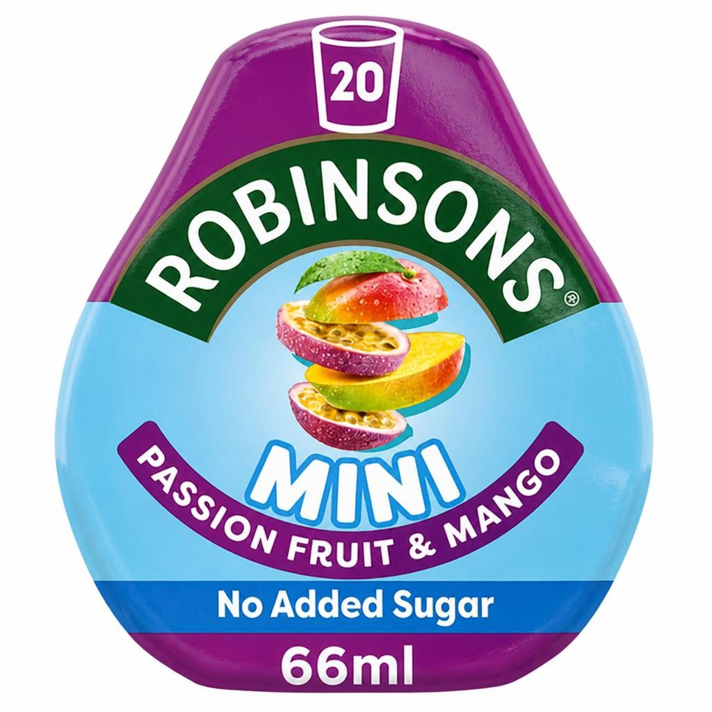 Robinsons Mini No Added Sugar Passionfruit & Mango Squash
