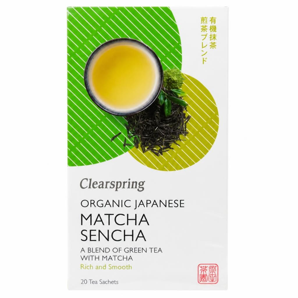 Clearspring Organic Matcha Sencha 20 Tea Bags