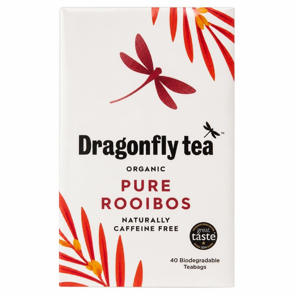Dragonfly Tea Organic Rooibos 40 Tea Bags