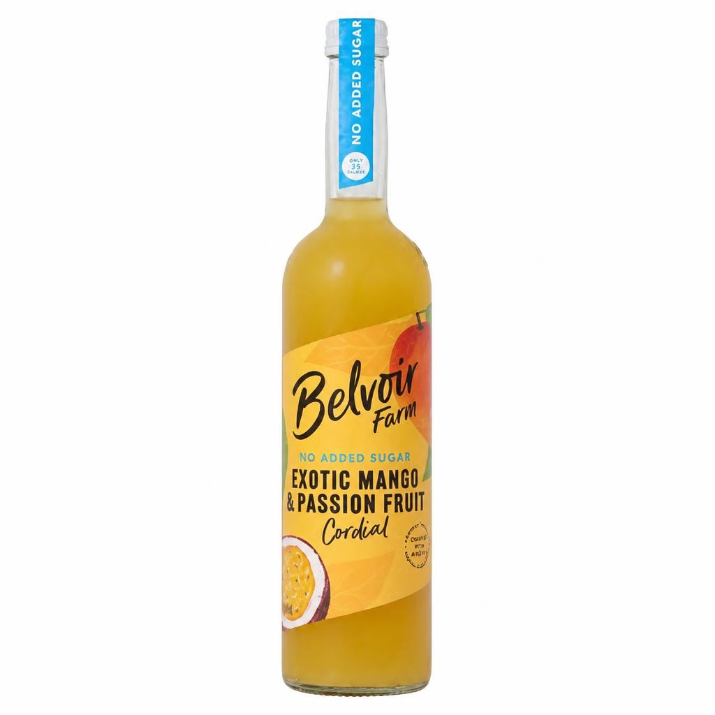 Belvoir Exotic Mango & Passionfruit No Added Sugar Cordial