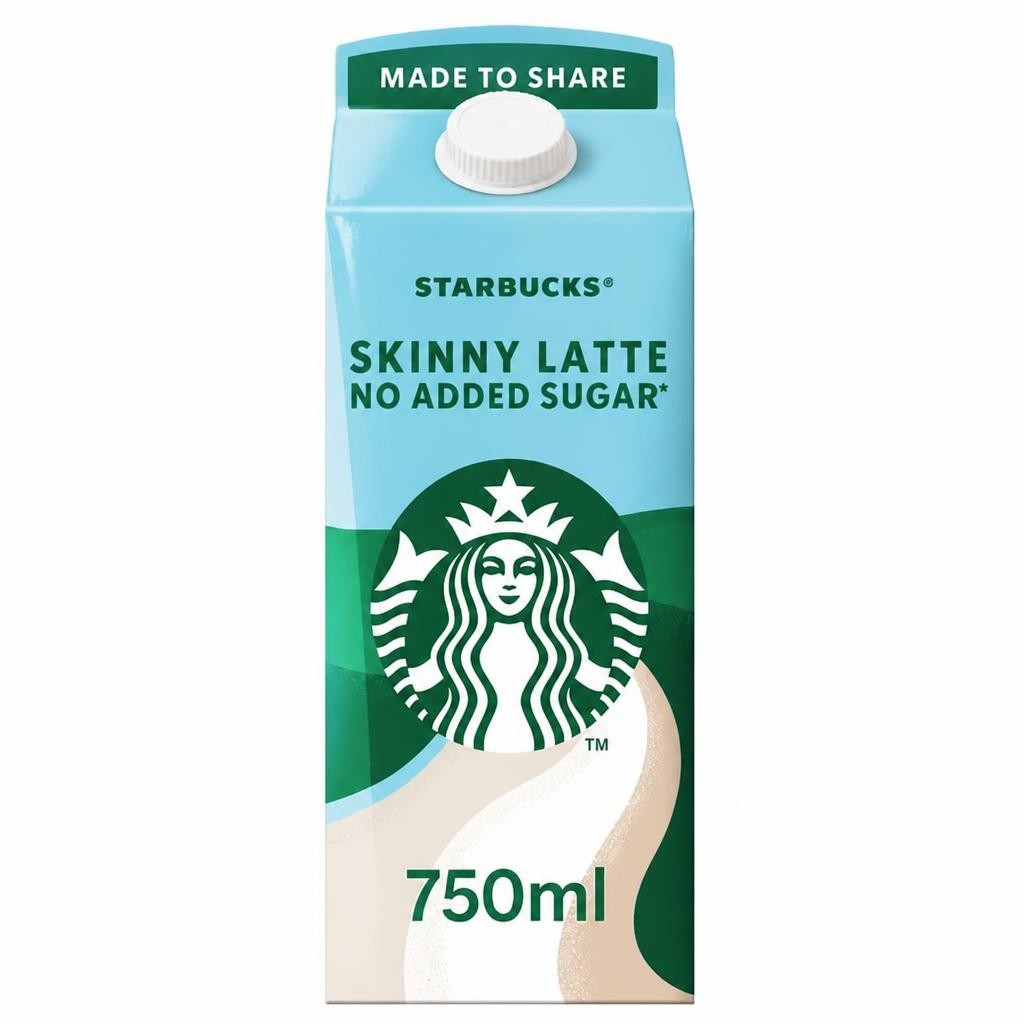 Starbucks Multiserve Skinny Latte No Added Sugar Iced Coffee