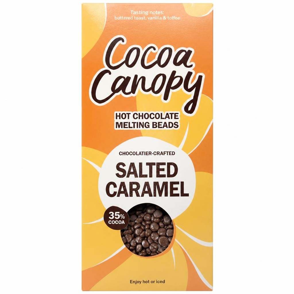 Cocoa Canopy Salted Caramel Hot Chocolate Beads