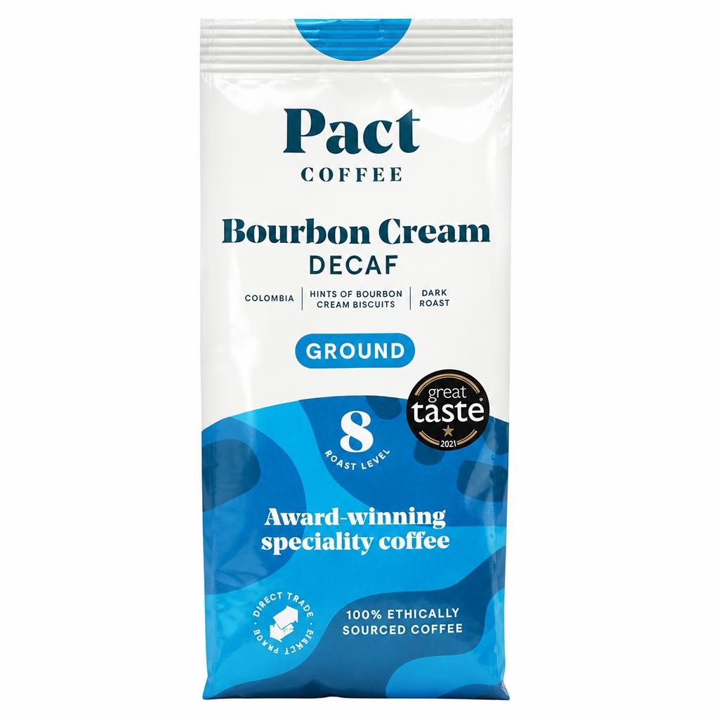 Pact Coffee Bourbon Cream Decaf Ground