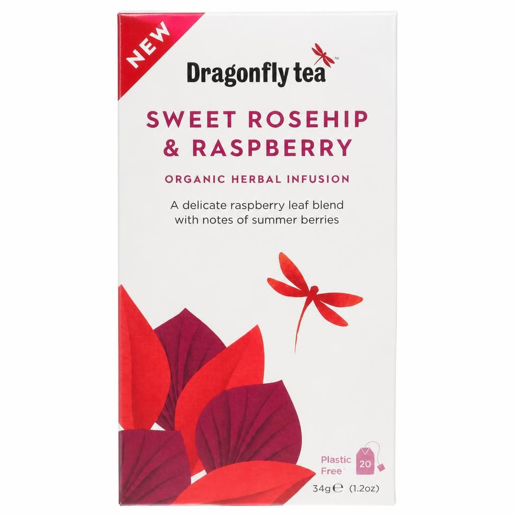Dragonfly Tea Sweet Rosehip & Raspberry 20's