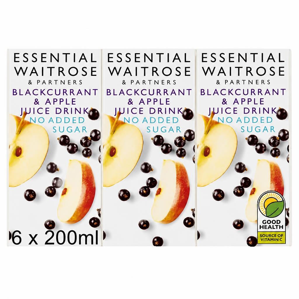 Essential Apple & Blackcurrant No Added Sugar Juice Drink