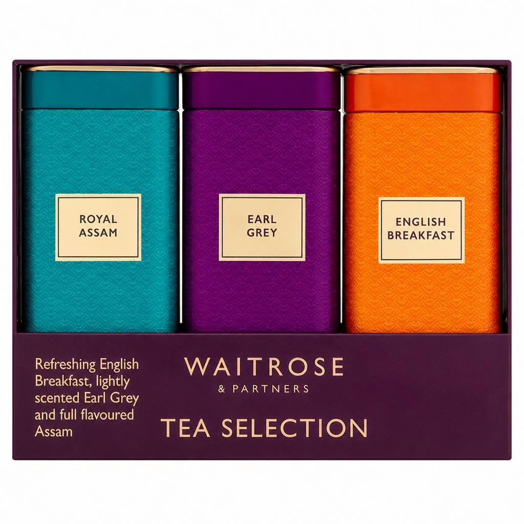 Waitrose Tea Selection Tins