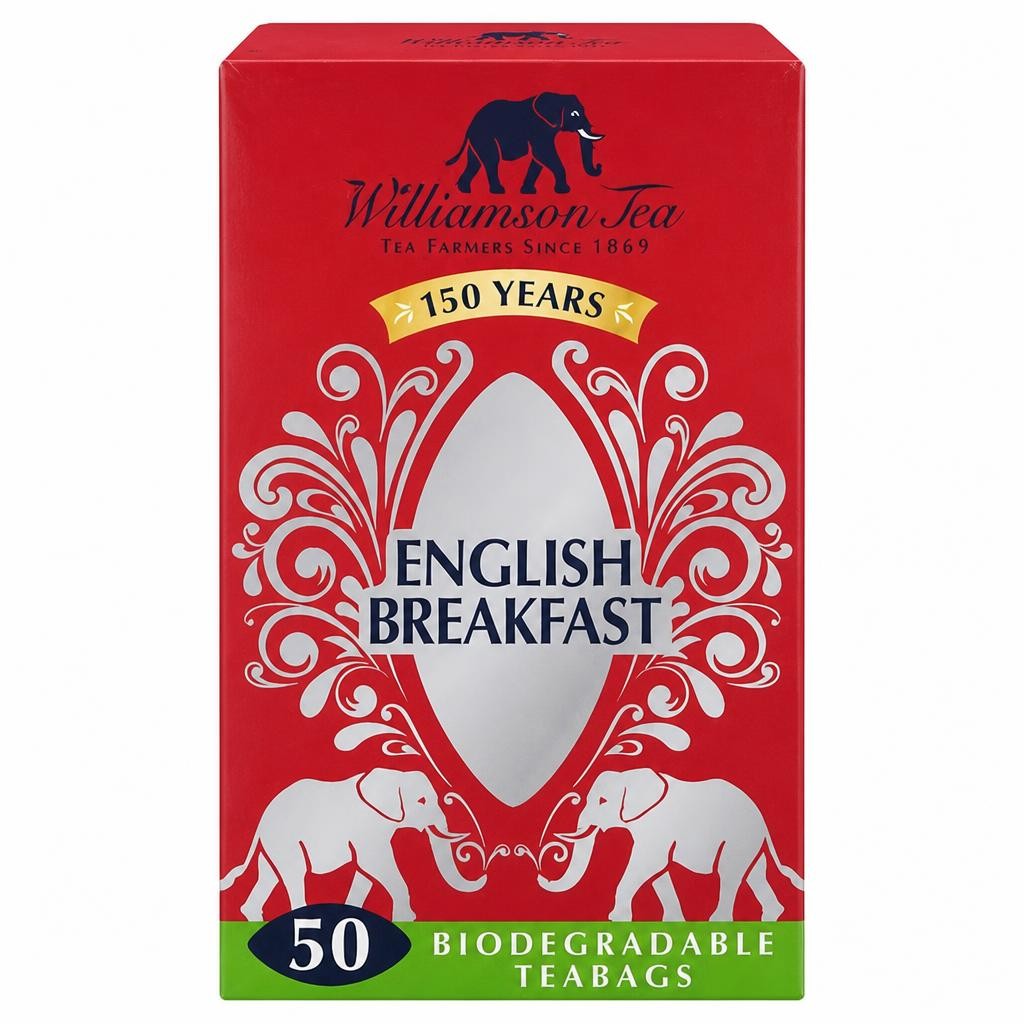 Williamson Tea English Breakfast 50 Tea Bags
