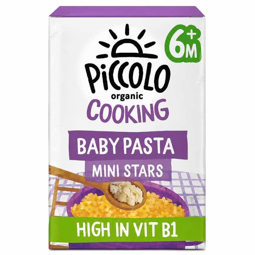 Piccolo Baby Mini Pasta Stars 6m+