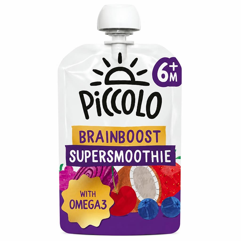 Piccolo Organic Super Smoothie Brain Boost Berry Bliss