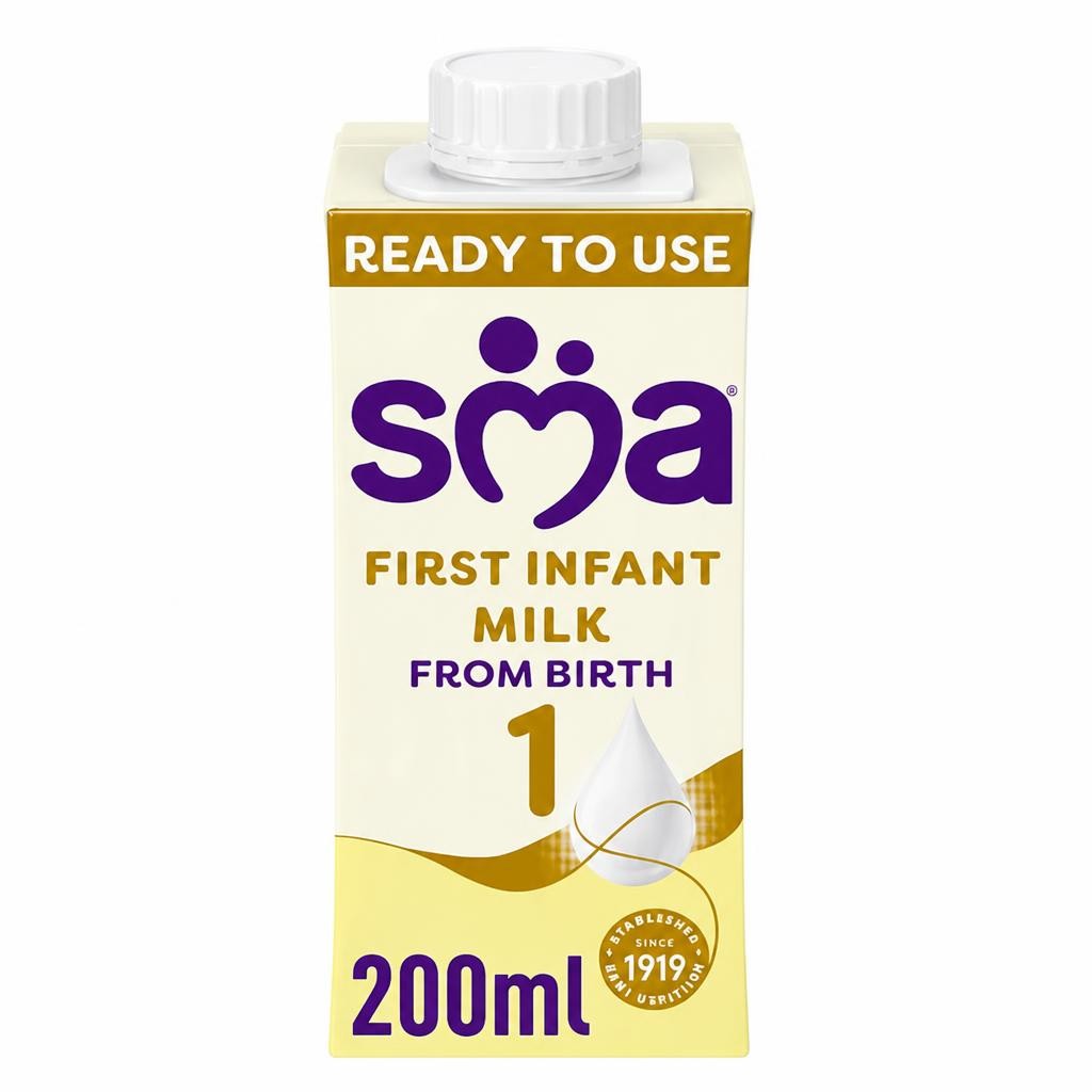 SMA First Infant Baby Milk from birth Ready-to-use formula 200ml