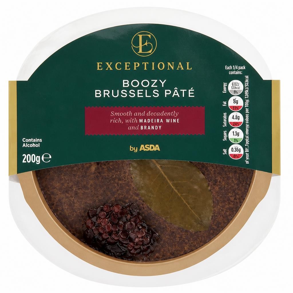 Exceptional By ASDA Boozy Brussels Pâté 200g