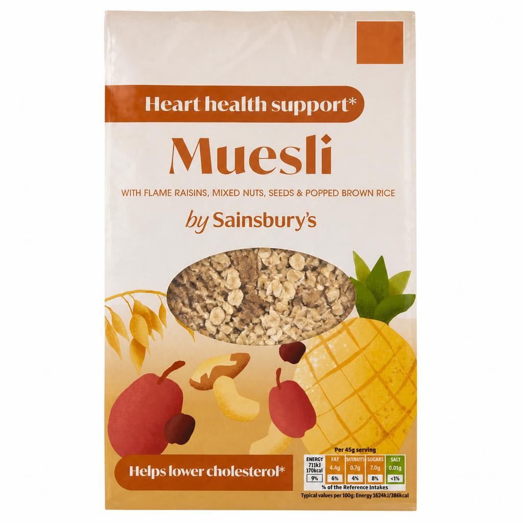 Sainsbury's Heart Health Muesli 500g