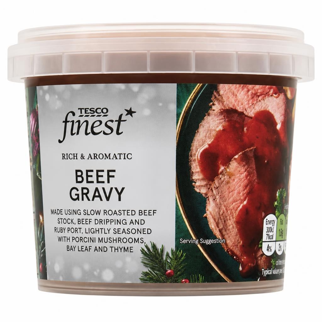 Tesco Finest Beef & Porcini Mushroom Gravy 350g