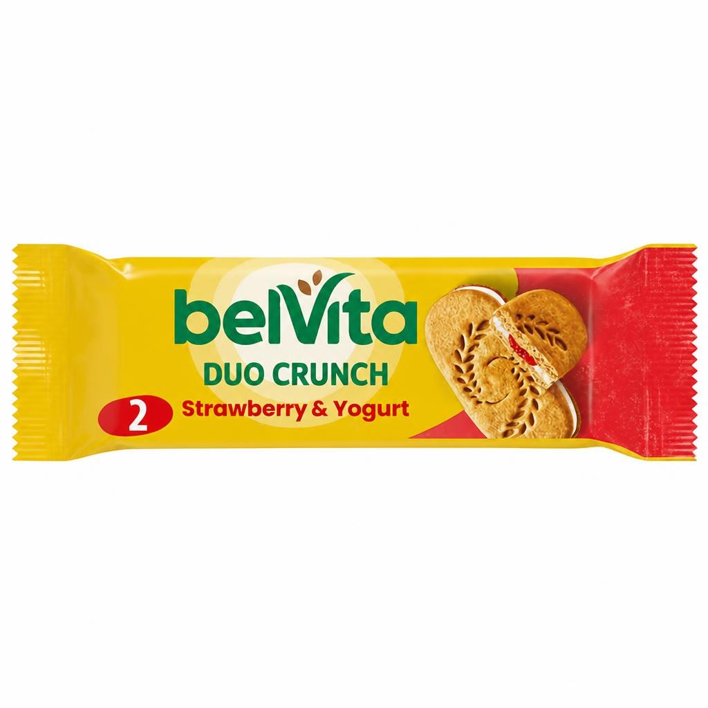 Belvita Duo Crunch Strawberry & Yogurt Cereal Snack Bar 50.6g