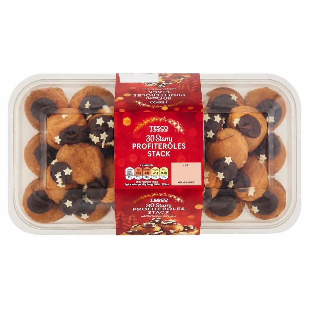 Tesco 30 Profiteroles Stack