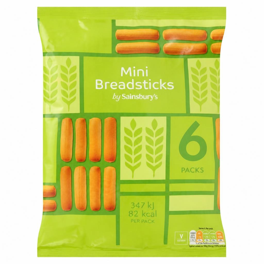 Sainsbury's Mini Breadsticks Packs 6x20g
