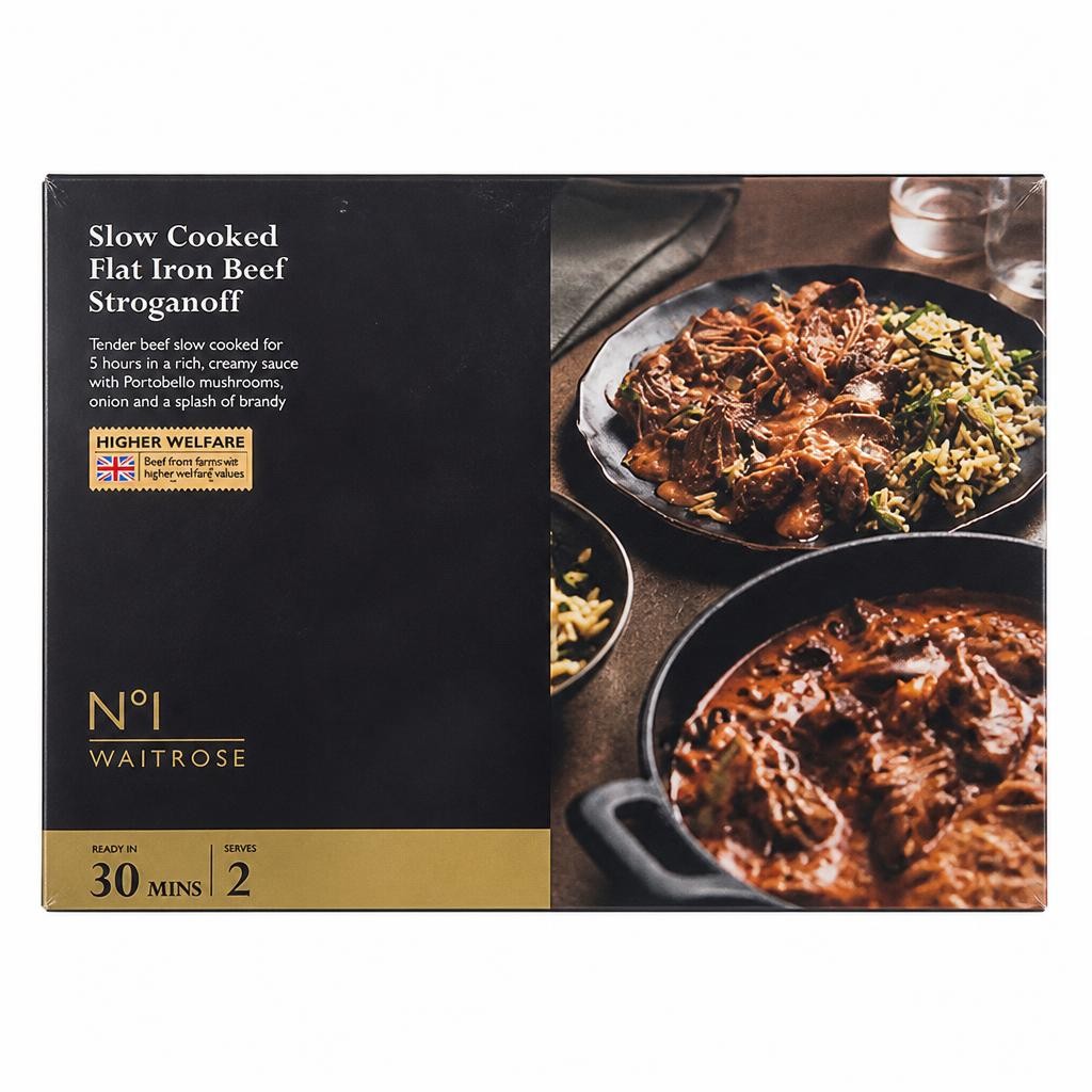 No.1 Slow Cooked Flat Iron Beef Stroganoff