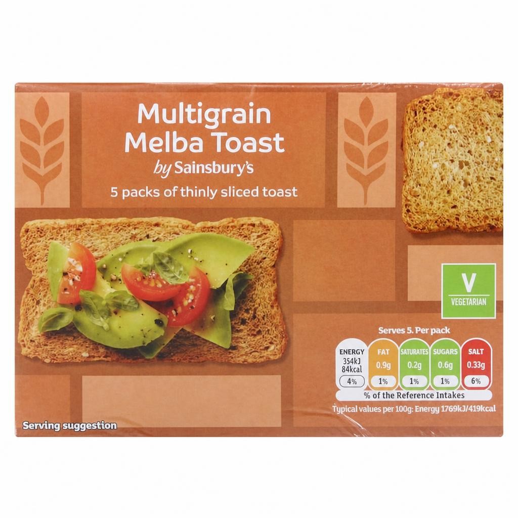 Sainsbury's Multigrain Melba Toast 100g