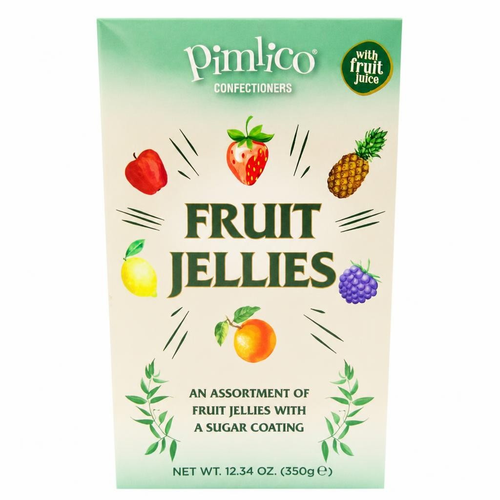 PIMLICO CONFECTIONERS FRUIT JELLIES BOX 350G