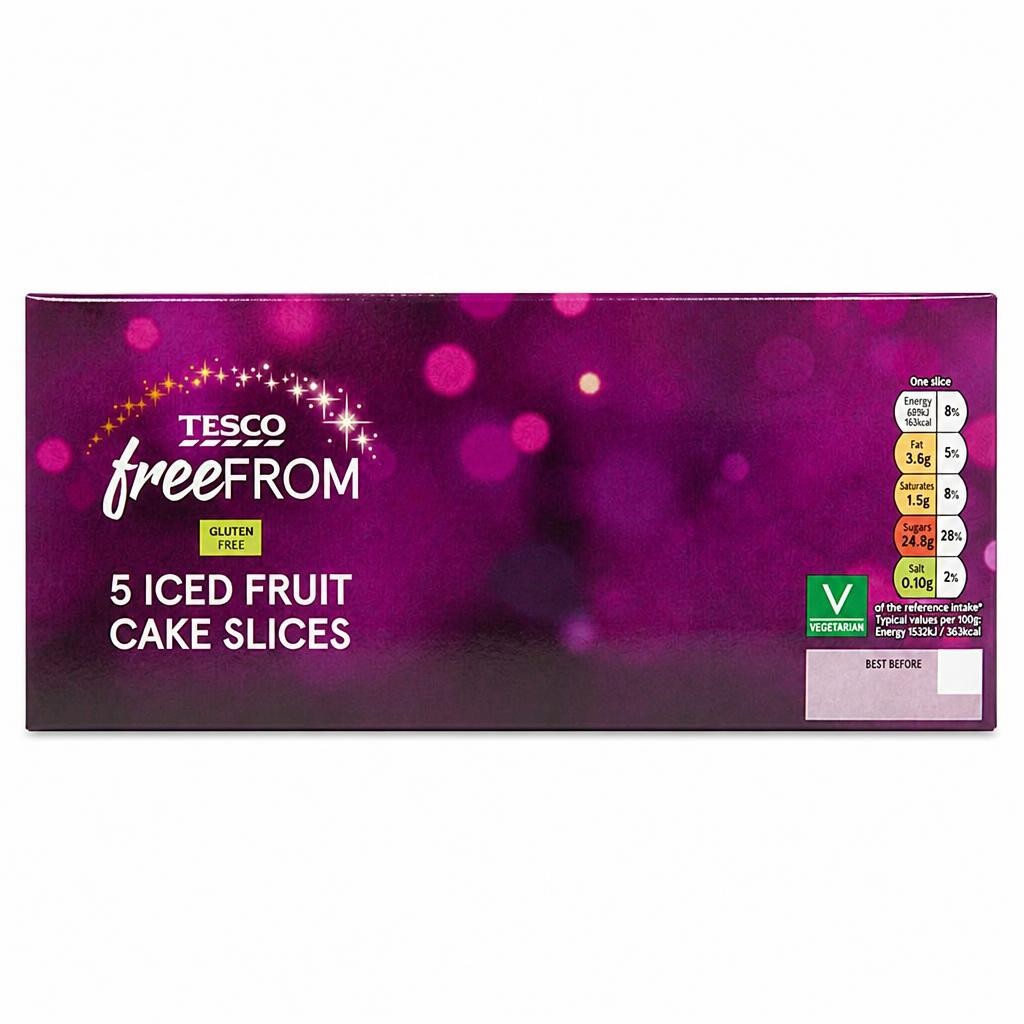 Tesco Free From Iced Fruit Slices 225g