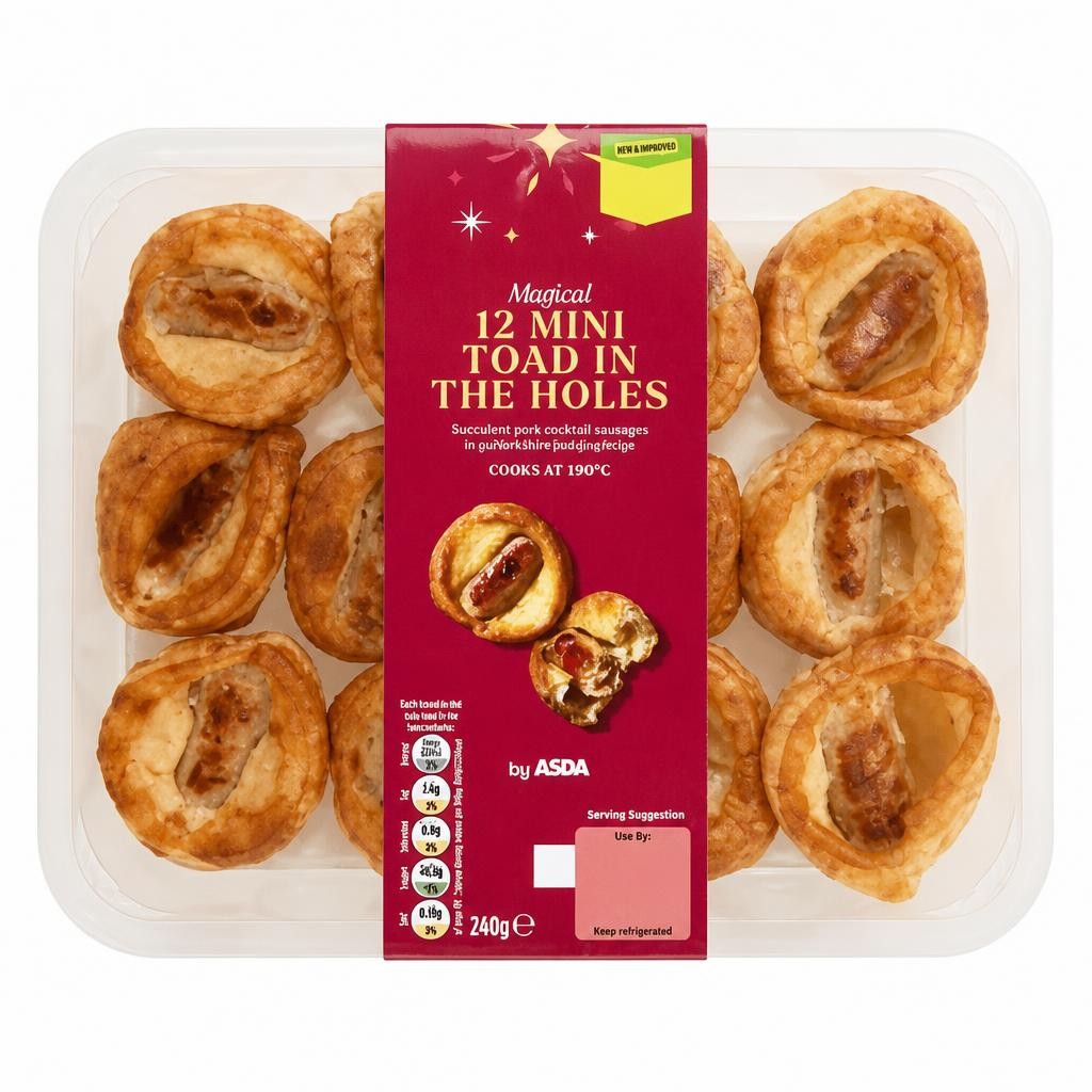 ASDA 12 Magical Mini Toad in The Holes 240g