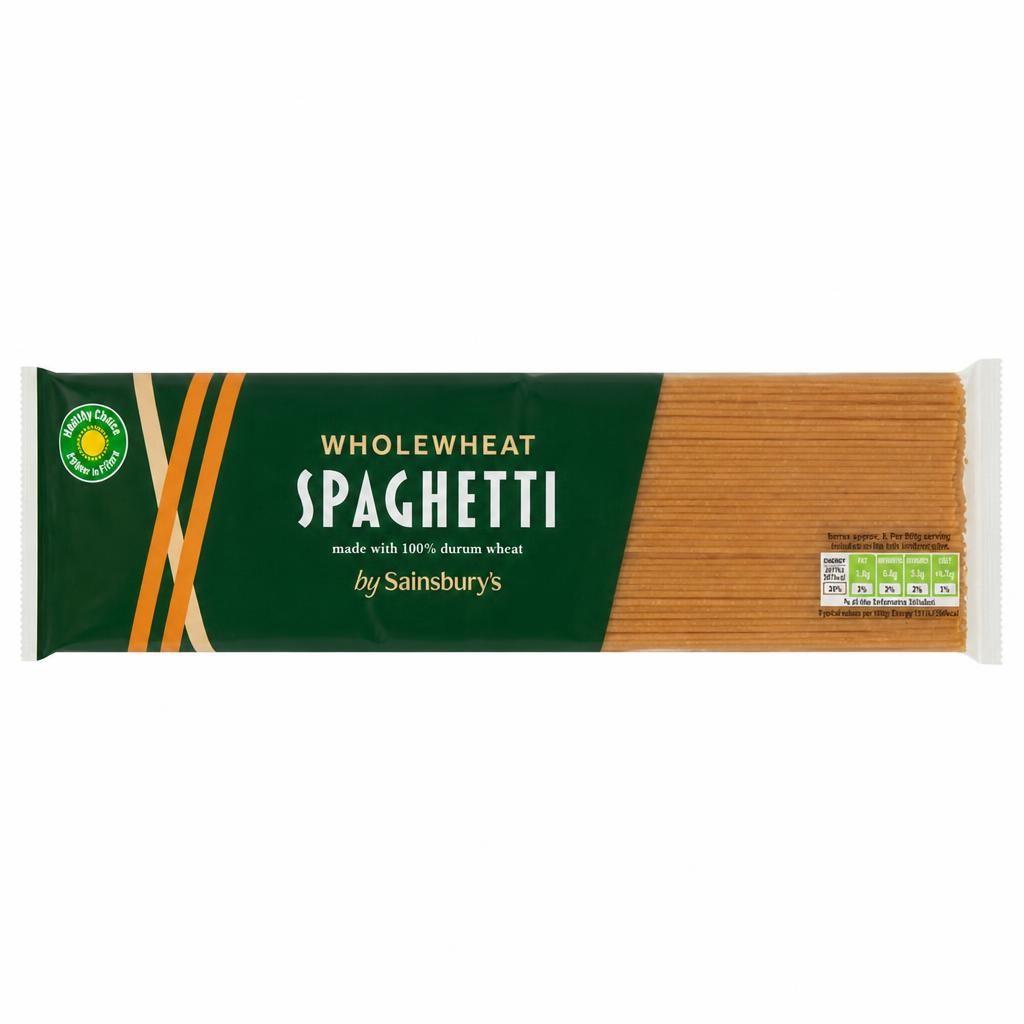 Sainsbury's Spaghetti Wholewheat Pasta 500g