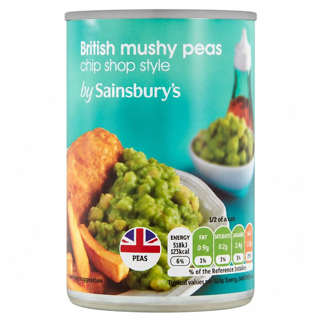 Sainsbury's Chip Shop Style Mushy Peas 300g