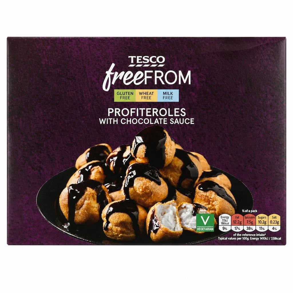 Tesco Free From Profiteroles 220g