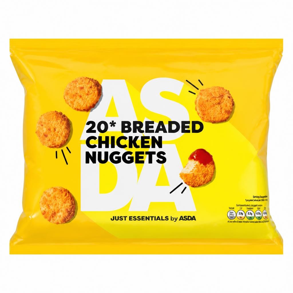 JUST ESSENTIALS by ASDA Just Essentials by  20 Breaded Chicken Nuggets 320g