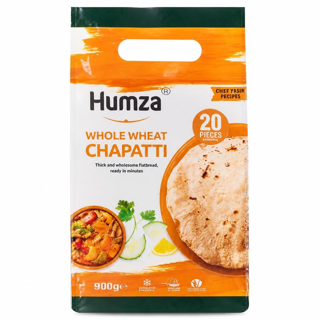 Humza Whole Wheat Chapatti 900g