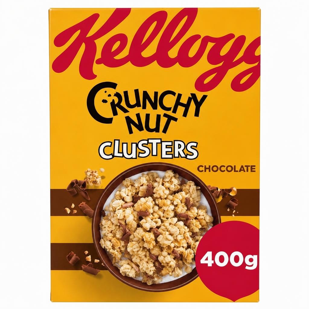 Kellogg's Crunchy Nut Chocolate Clusters Cereal