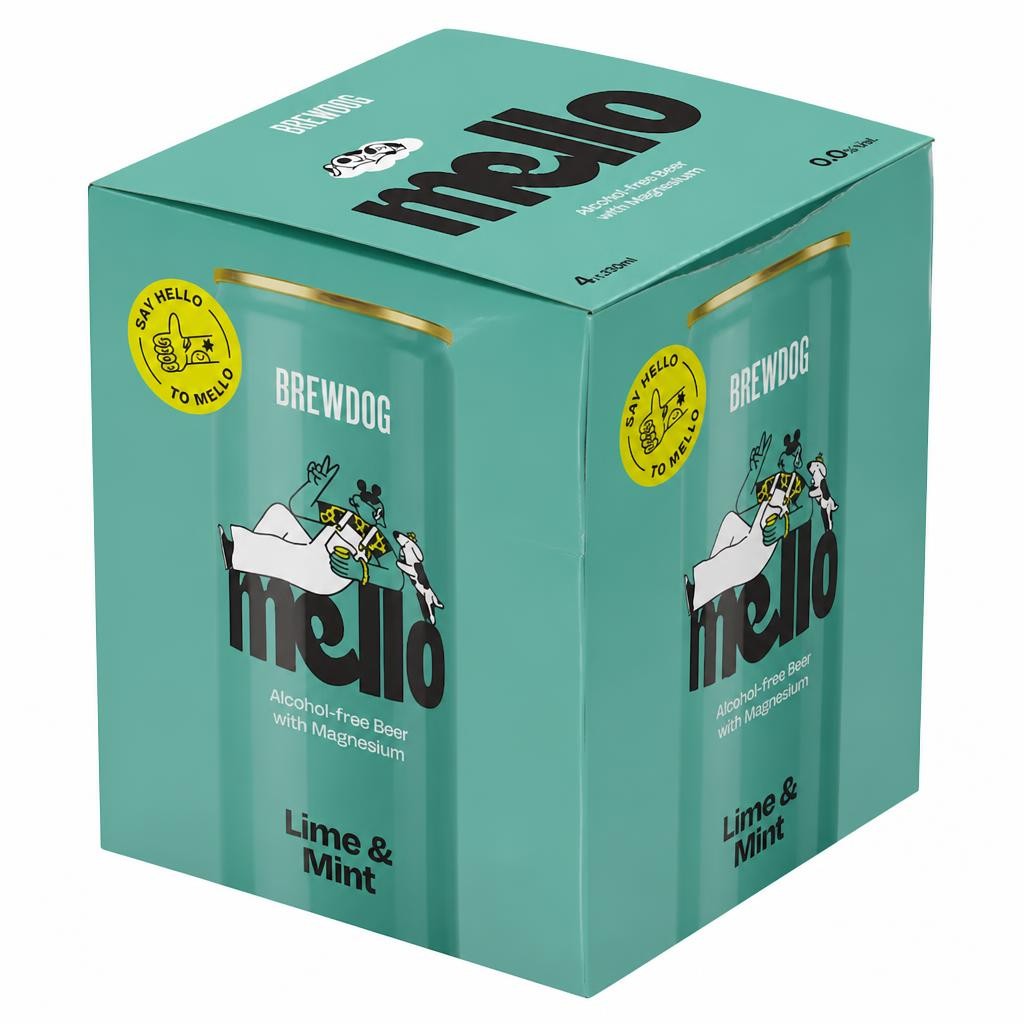 BrewDog Mello Lime & Mint 4 x 330ml