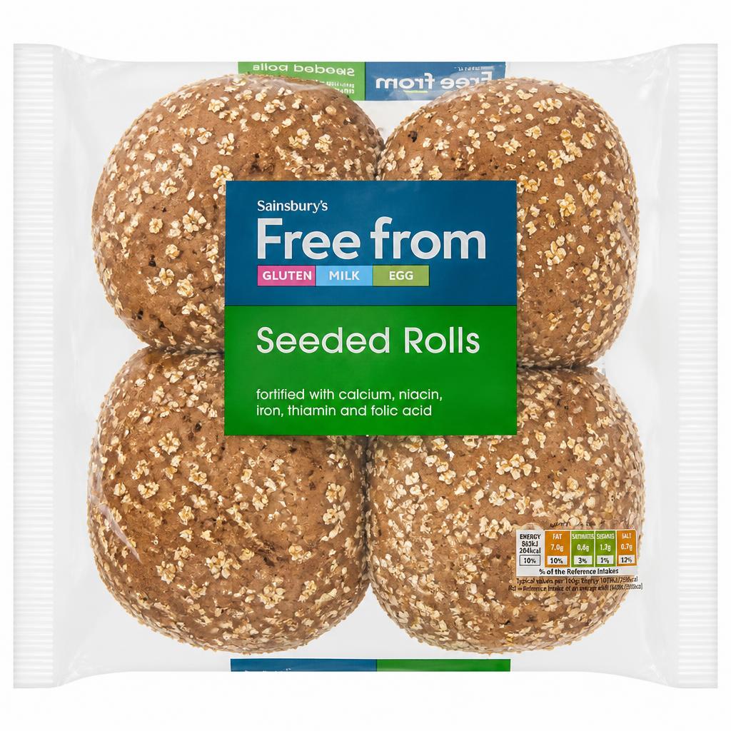 Sainsbury's Free From Seeded Rolls 260g