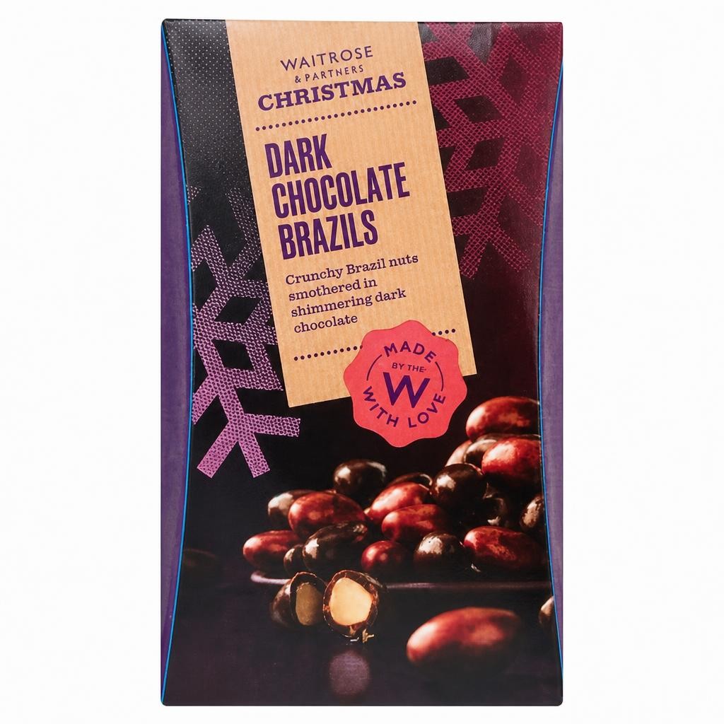Waitrose Christmas Dark Chocolate Brazils