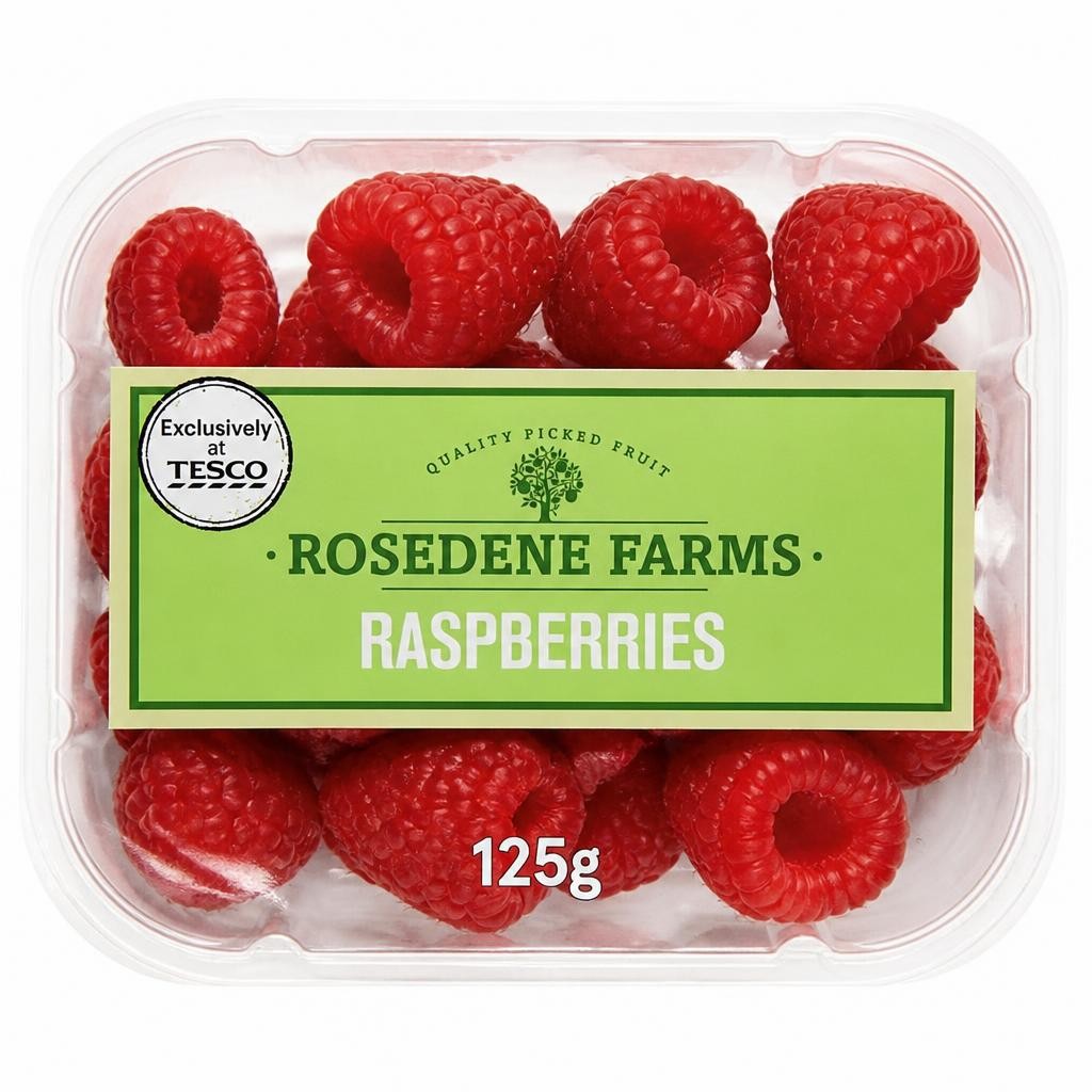 Rosedene Farms Raspberries 125G
