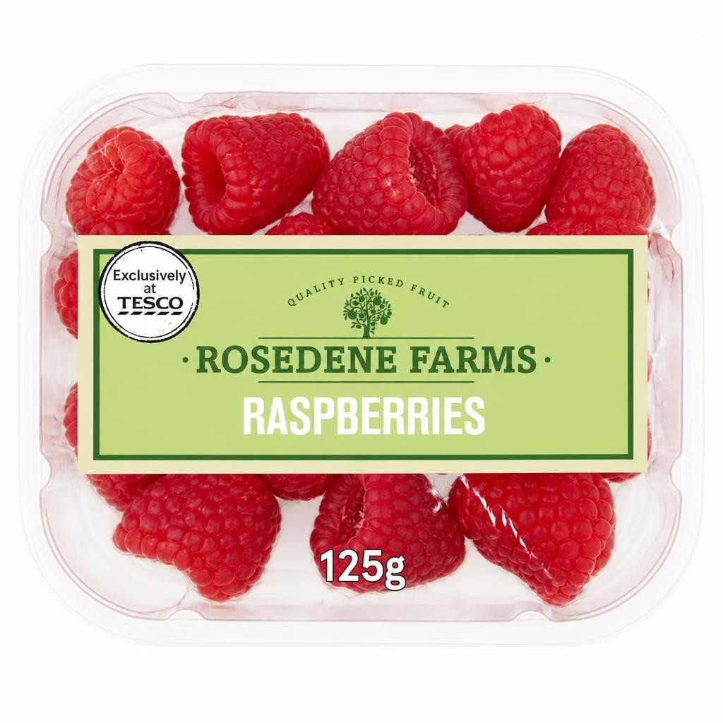 Rosedene Farms Raspberries 125G