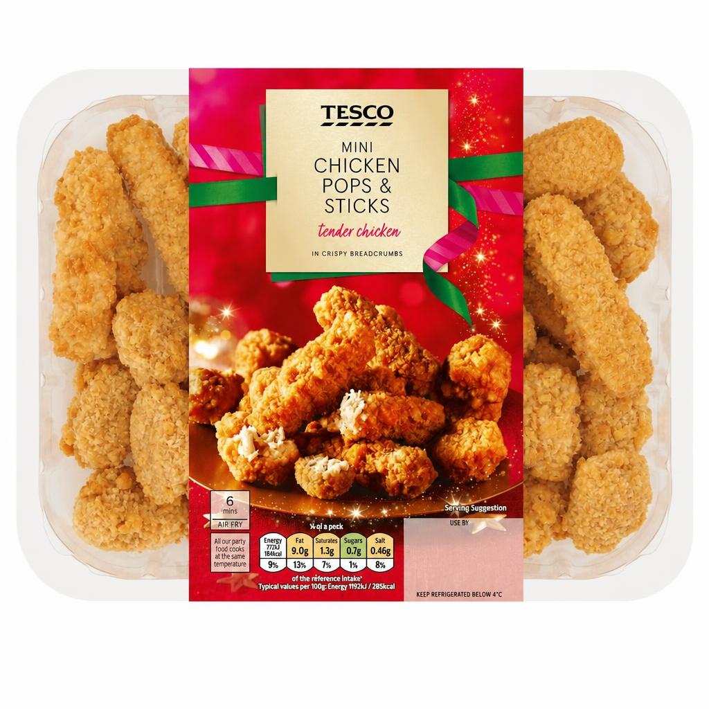Tesco Chicken Sticks & Pops 330G