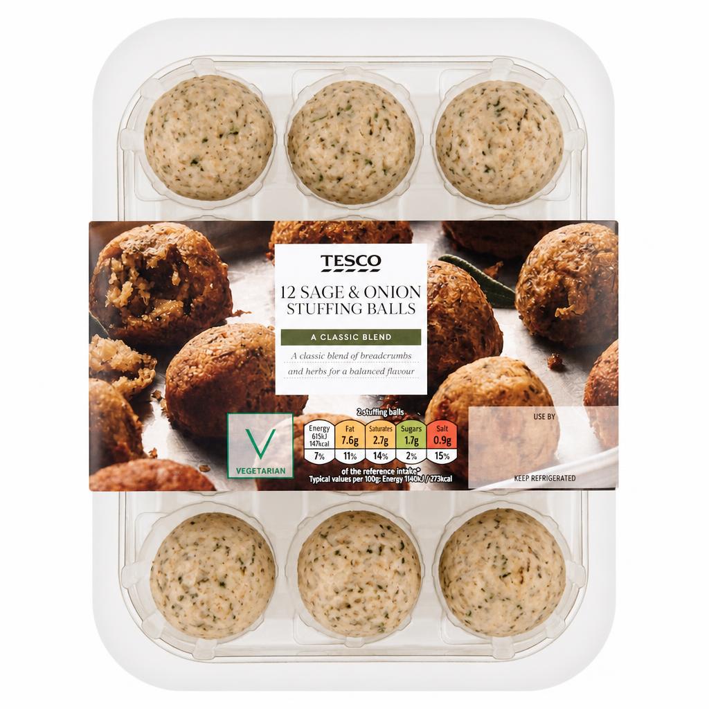 Tesco Sage & Onion Stuffing 336G