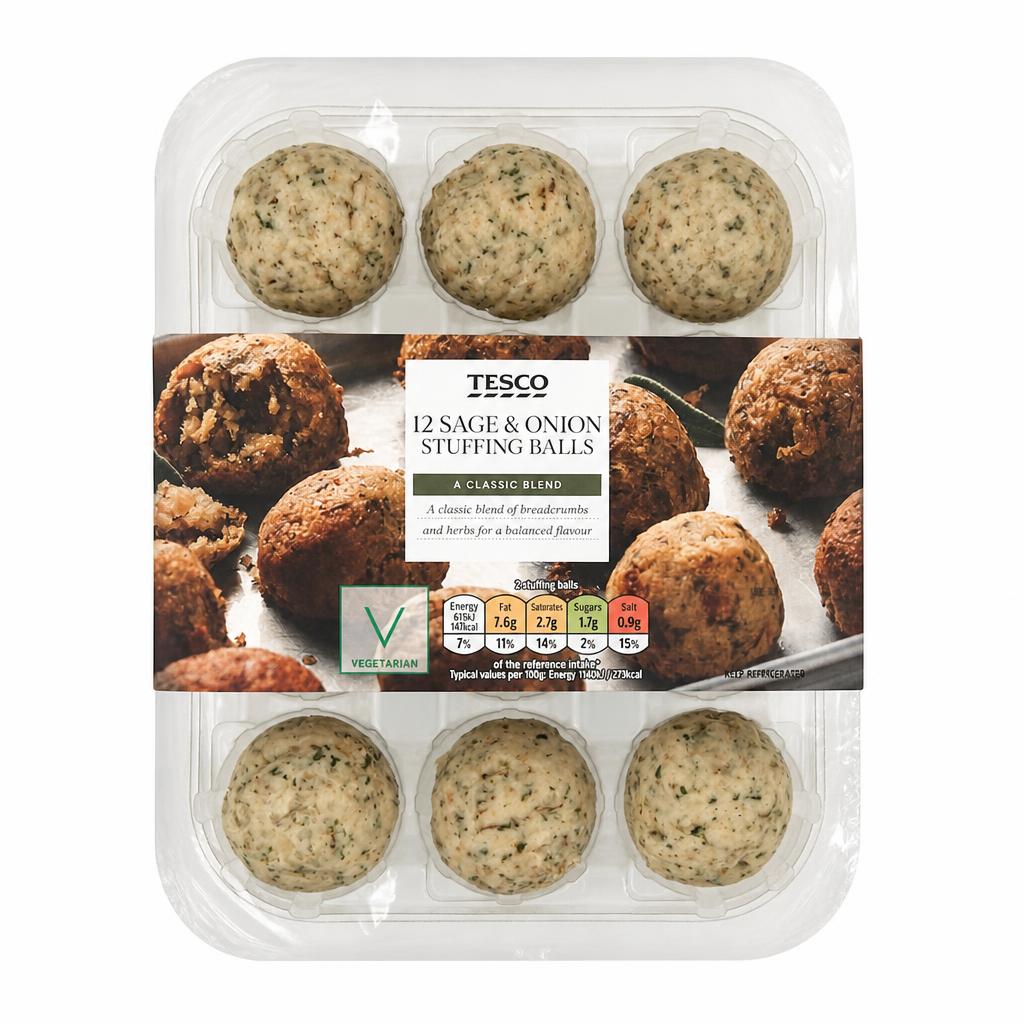 Tesco Sage & Onion Stuffing 336G
